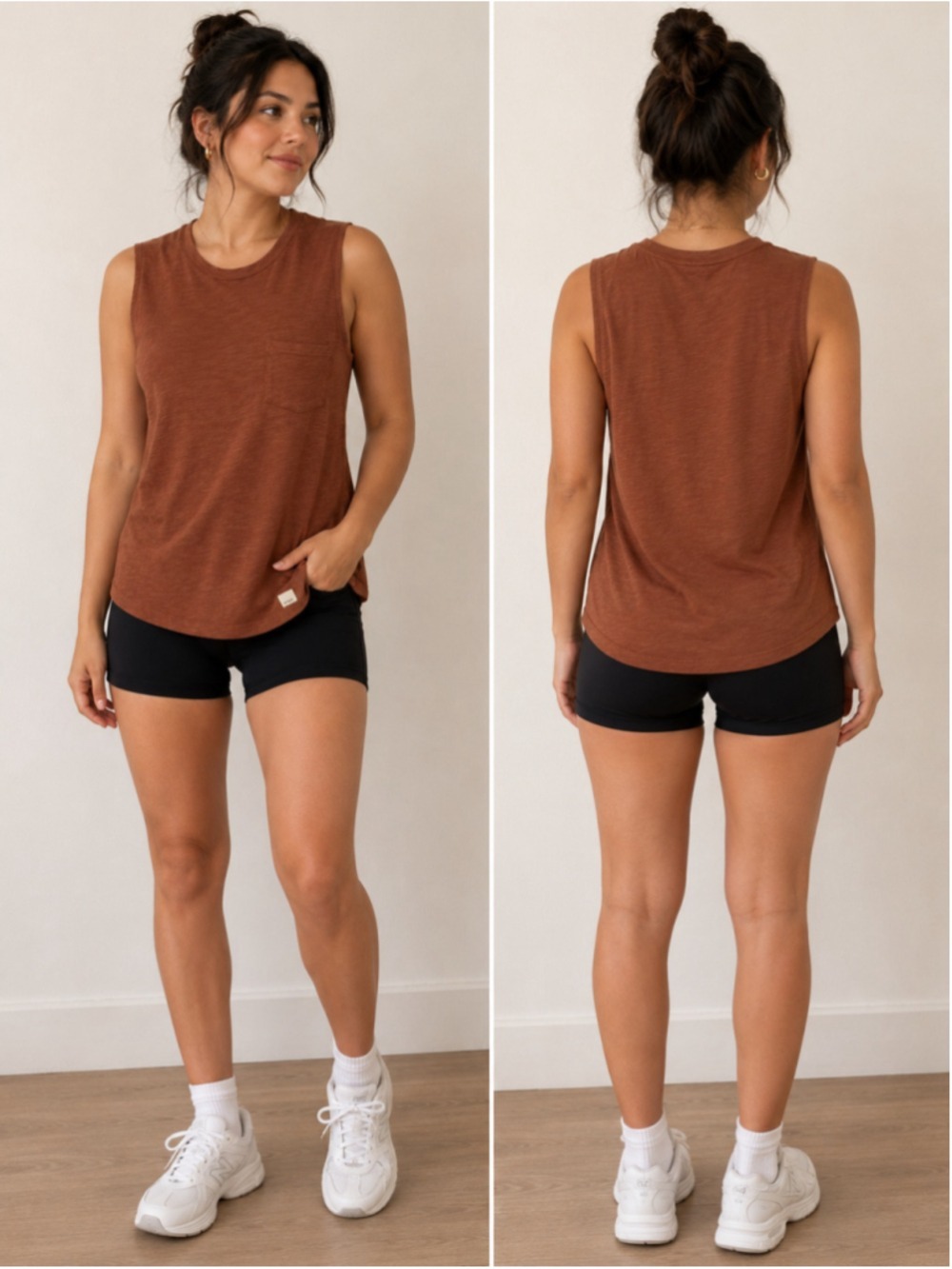 Women's Vuori Brown Tank Top S